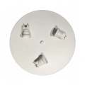 Lampa sufitowa MARSHALL 3xE27 Ø50cm - Biały / Szary - MLP2425 - gniazda na żarówki