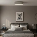 Lampa sufitowa MARSHALL 3xE27 Ø50cm - Biały / Szary - MLP2425 - realizacja