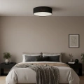 Lampa sufitowa MARSHALL 3xE27 Ø50cm - Biały / Czarny - MLP2426 - realizacja