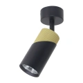 Lampa sufitowa LED NEO SPOT 1xGU10 - Czarno / Złoty - ML0280