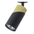Lampa sufitowa LED NEO SPOT 1xGU10 - Czarno / Złoty - ML0280-