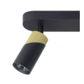 Lampa sufitowa LED NEO SPOT 3xGU10 - Czarno / Złoty - ML0282 - reflektorek