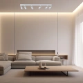 Lampa sufitowa LED NEO SPOT 6xGU10 - Biały / Chrom - ML0290 - realizacja