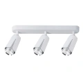 Lampa sufitowa - FLOWER SPOT - biały/chrom - 3xGU10 - ML0274