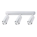 Lampa sufitowa - FLOWER SPOT - biały/chrom - 3xGU10 - ML0274