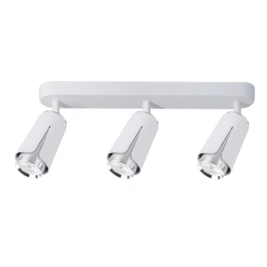 Lampa sufitowa - FLOWER SPOT - biały/chrom - 3xGU10 - ML0274