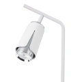 Lampa biurkowa - FLOWER - biały/chrom - 1xGU10 - ML0276