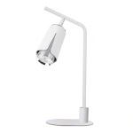 Lampa biurkowa - FLOWER - biały/chrom - 1xGU10 - ML0276