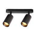 Lampa sufitowa LED SPOTLIGHT PIPE 2xGU10 - Czarny - ML1159 - świecenie