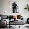 Lampa podłogowa - FLOWER - biały/chrom - 2xGU10 - ML0277 - realizacja