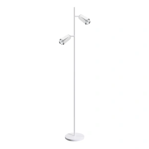 Lampa podłogowa - FLOWER - biały/chrom - 2xGU10 - ML0277