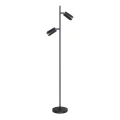 Lampa podłogowa - FLOWER - czarny/złoty - 2xGU10 - ML0269