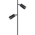 Lampa podłogowa - FLOWER - czarny/złoty - 2xGU10 - ML0269