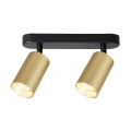 Lampa sufitowa LED SPOTLIGHT PIPE 2xGU10 - Złoty - ML1161- świecenie