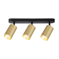 Lampa sufitowa LED SPOTLIGHT PIPE 3xGU10 - Złoty - ML1164 - świecenie