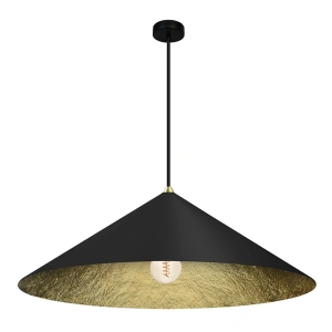 Lampa wisząca FUJI Czarno - Złoty - 70cm - 1xE27 - MLP0646