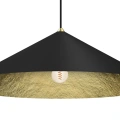 Lampa wisząca FUJI Czarno - Złoty - 90cm - 1xE27 - MLP0647