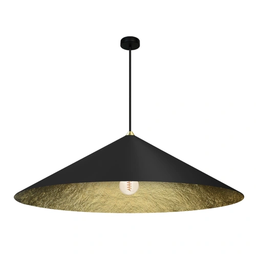 Lampa wisząca FUJI Czarno - Złoty - 90cm - 1xE27 - MLP0647