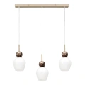 Lampa wisząca CARRARA - taupe - 3xE14 - MLP2809