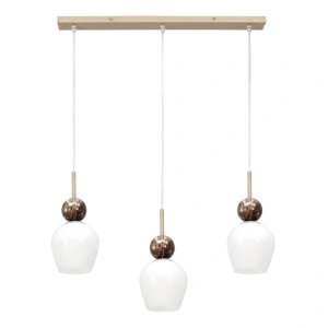 Lampa wisząca CARRARA - taupe - 3xE14 - MLP2809