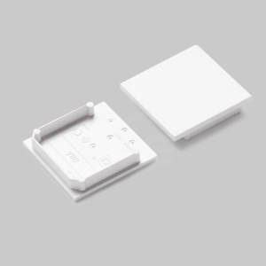 Zaślepki białe do profilu aluminiowego LED VARIO30-08 - kpl. 8 szt.  