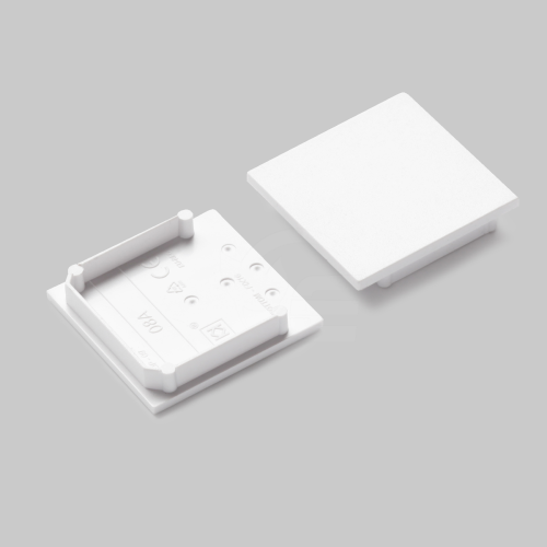 Zaślepki białe A do profilu aluminiowego LED VARIO30-08 - kpl. 8 szt. 
