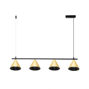 Lampa wisząca CONE 4xGU10 - Złoty - ML1125
