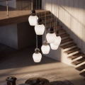 Lampa wisząca CARRARA (koło) - taupe - 7xE14 - MLP2811 - realizacja