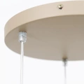 Lampa wisząca CARRARA (koło) - taupe - 3xE14 - MLP2810