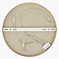 Lampa wisząca CARRARA (koło) - taupe - 3xE14 - MLP2810