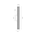 Kinkiet TRIVIA 11W LED CCT IP44 - Złoty - ML2726 - wymiary