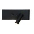 Kinkiet RESORT 10W + 3W LED 4000K - Czarny Prawy - ML1568 -