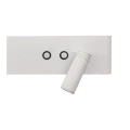 Kinkiet RESORT 10W + 3W LED 4000K - Biały Prawy - ML1569 -