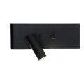 Kinkiet RESORT 10W + 3W LED 4000K - Czarny Lewy - ML1570-