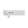Kinkiet RESORT 10W + 3W LED 4000K - Biały Lewy - ML1571