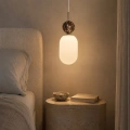 Lampa wisząca LED CREMA 1xE14 - Taupe - MLP2812 - realizacja