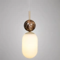 Lampa wisząca LED CREMA 1xE14 - Taupe - MLP2812 - świecenie