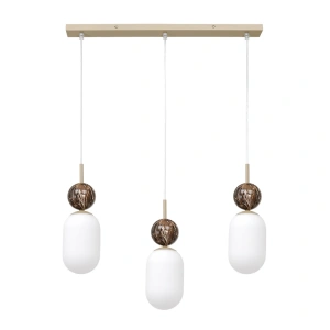 Lampa wisząca LED CREMA 3xE14 - Taupe - MLP2813