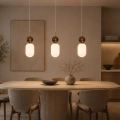 Lampa wisząca LED CREMA 3xE14 - Taupe - MLP2813 - realizacja