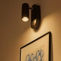 Lampa ścienna - KATORO - czarny - 50lm 3CCT - ML2509 - realizacja