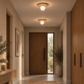 Lampa sufitowa kinkiet CARTER 1xE14 - Natural - MLP0226 -realizacja