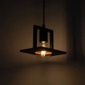 Lampa wisząca - BERGEN - czarny - 1xE27 - MLP2847