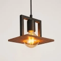 Lampa wisząca - BERGEN - czarny - 1xE27 - MLP2847