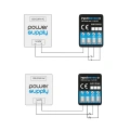 Moduł wejść WiFi - czujnik stanu z dwoma wejściami 5-24V DC - inputSensorD - Blebox - Schemat podłączenia łączniki bistabilne