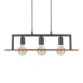 Lampa wisząca - BERGEN - czarny - 3xE27 - MLP2848