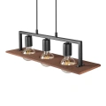 Lampa wisząca - BERGEN - czarny - 3xE27 - MLP2848