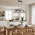 Lampa wisząca - BERGEN - czarny - 3xE27 - MLP2848 - realizacja