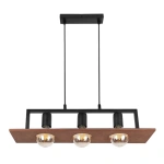 Lampa wisząca - BERGEN - czarny - 3xE27 - MLP2848