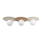 Lampa sufitowa CARTER 3xE14 - Biały + Natural - MLP0228