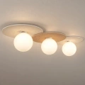 Lampa sufitowa CARTER 3xE14 - Biały + Natural - MLP0228- świecenie